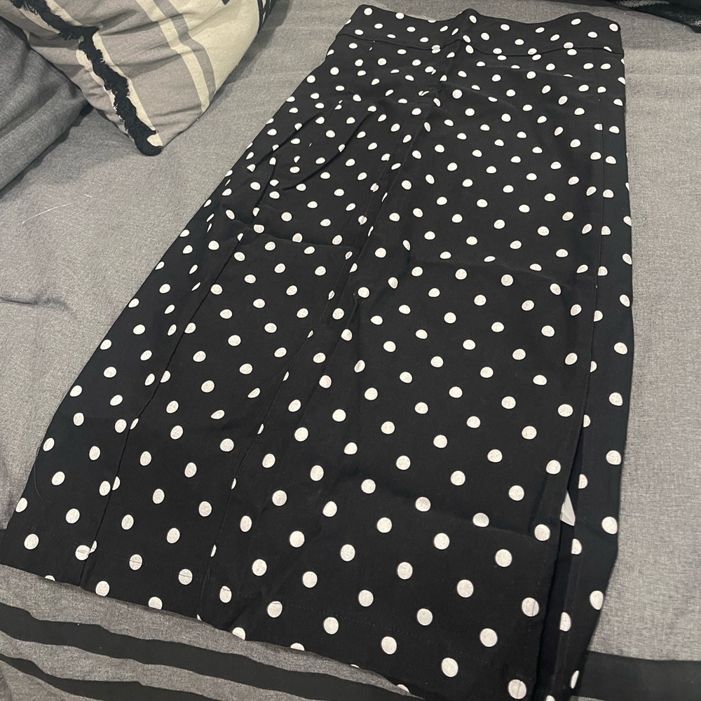 Polka dot rock steady pencil skirt